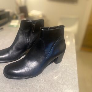 Black ECCO Ankle Boots